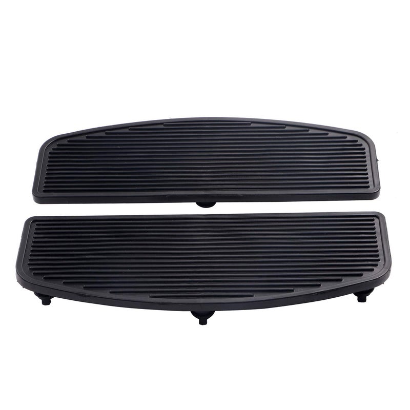 XMMT Rubber Front Rider Insert Floorboard Footpeg Footboards for Harley Touring Softail Black - Image 4